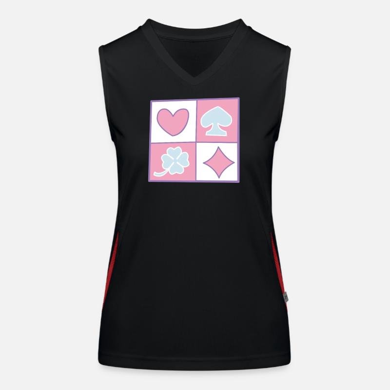 Checkerboard von helfspawn Funktionelles Kontrast-Tank Top für Frauen