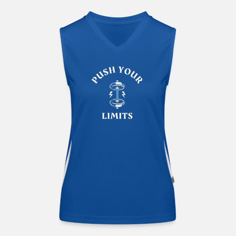 Limitless Push Your Limits Motivation Women's Functional Contrast Tank Top