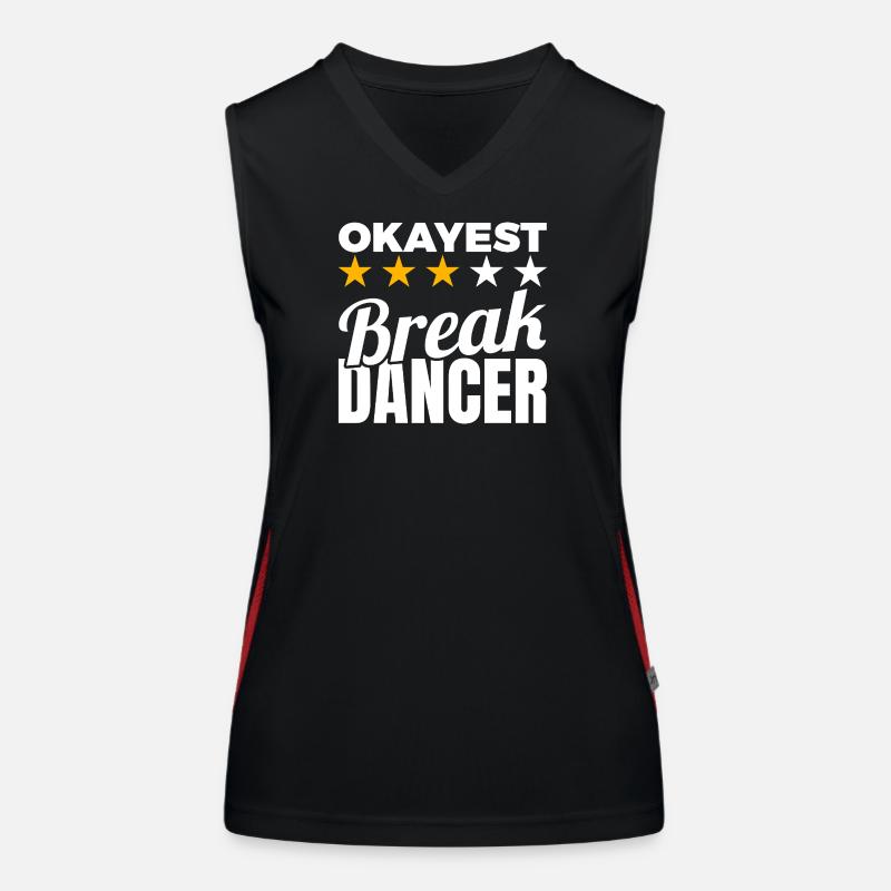 Durchschnittlicher B Boy Funktionelles Kontrast-Tank Top für Frauen