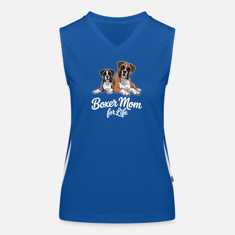 Boxer Maman pour la vie Débardeur respirant contrasté Femme