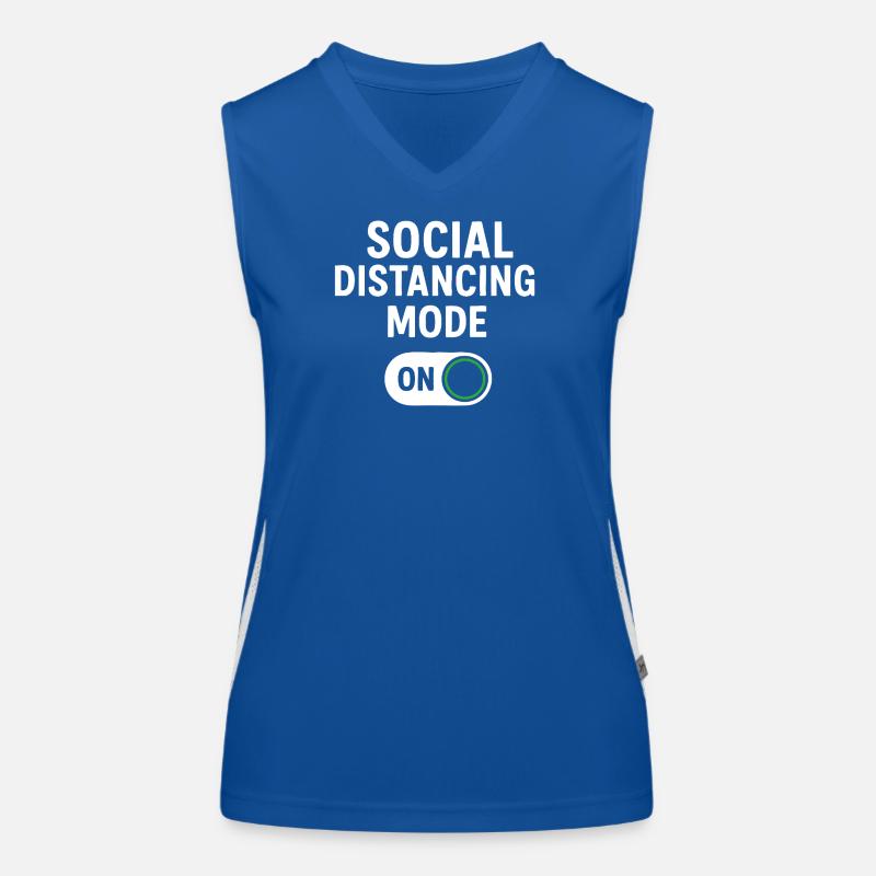 Mode de distanciation sociale activé Débardeur respirant contrasté Femme