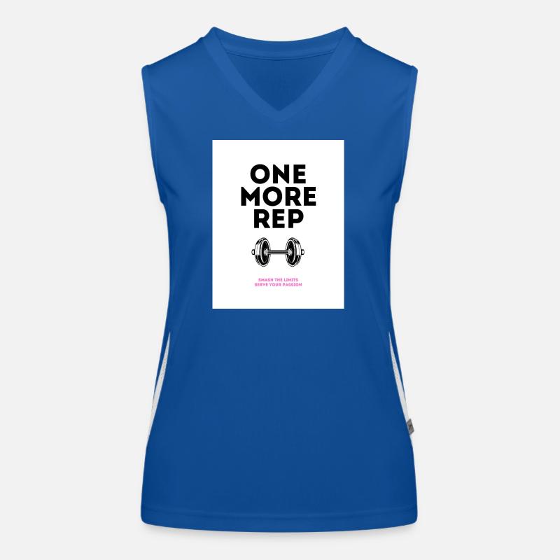 Gym Motivation Une conception de représentation de plus Débardeur respirant contrasté Femme