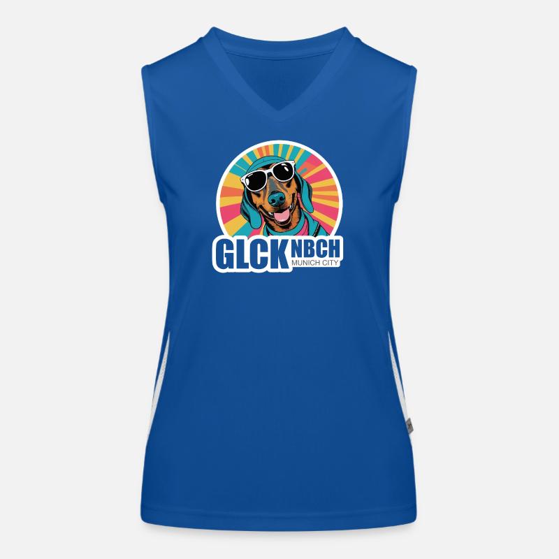 Glockenbachviertel? Anytime! Funktionelles Kontrast-Tank Top für Frauen