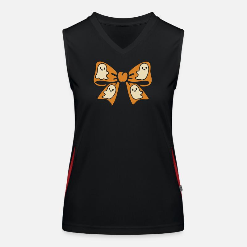 Masche mit Geistern Motiv Funktionelles Kontrast-Tank Top für Frauen