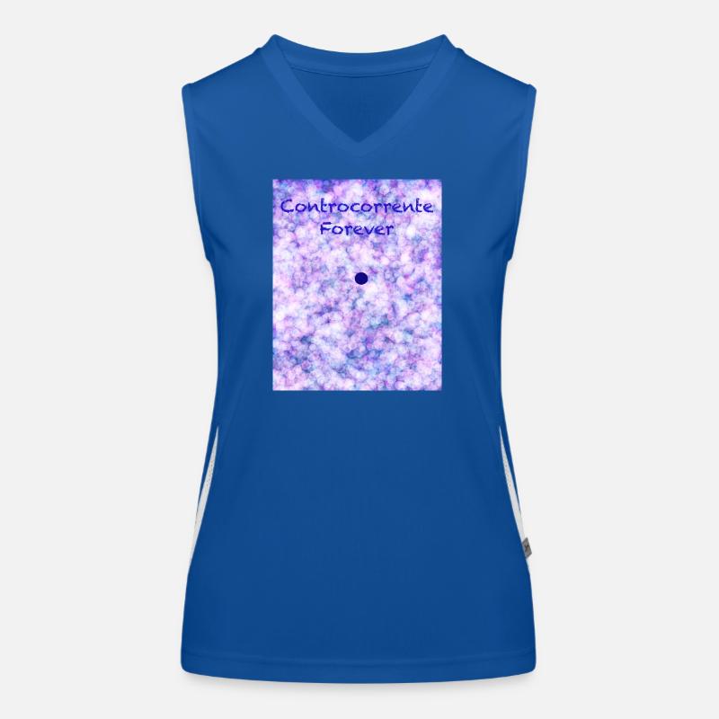 Stromaufwärts Funktionelles Kontrast-Tank Top für Frauen