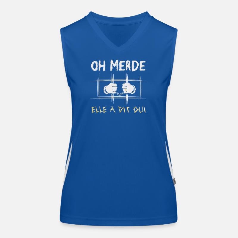 She Said Proposal Engagement Women's Functional Contrast Tank Top