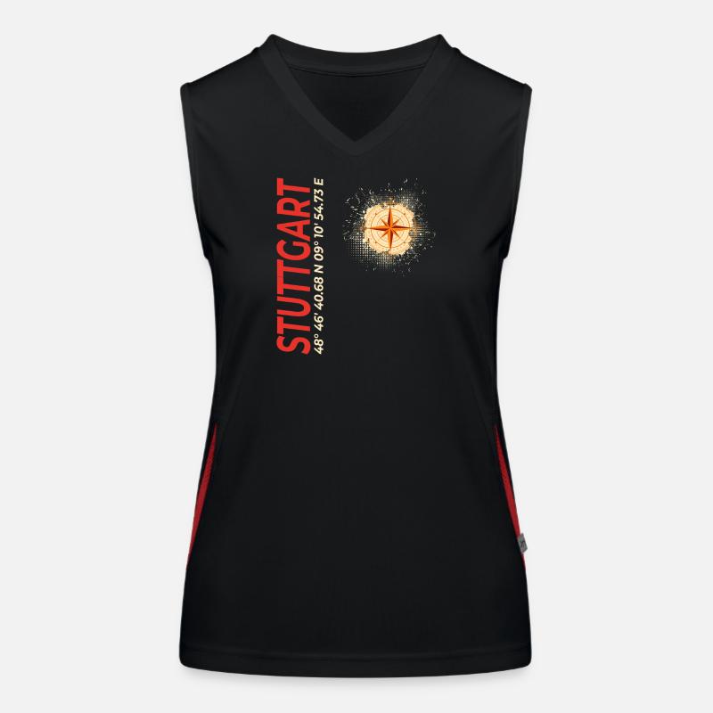 Stuttgart Funktionelles Kontrast-Tank Top für Frauen