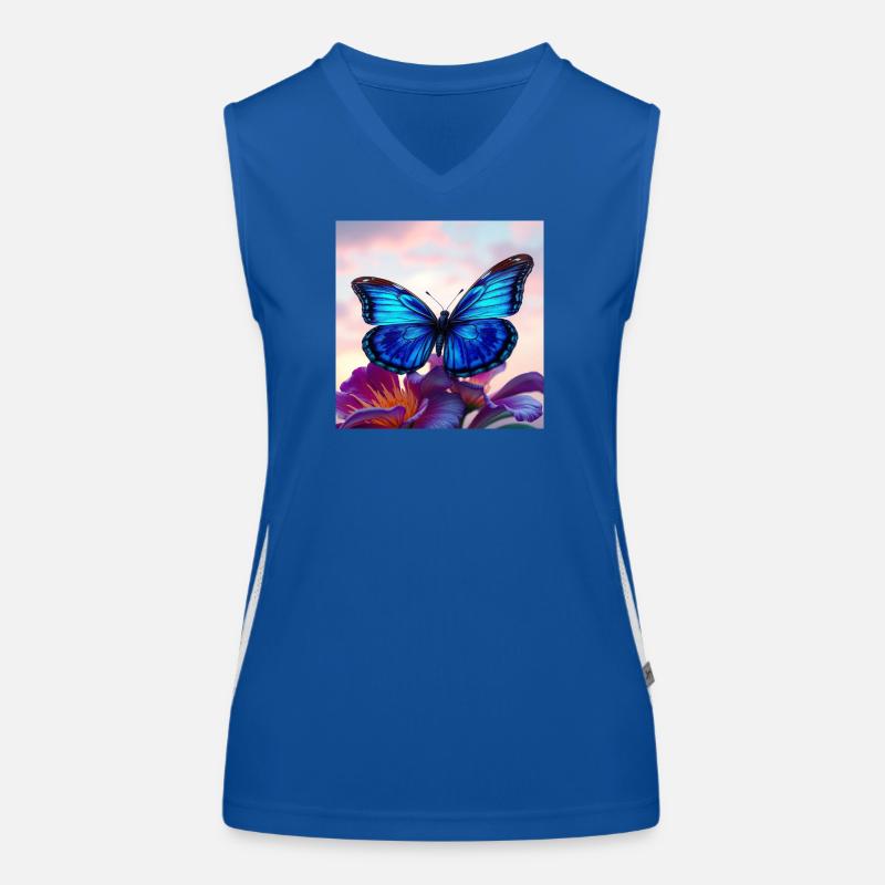 Papillon Débardeur respirant contrasté Femme