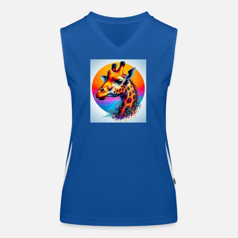 giraffe Women's Functional Contrast Tank Top