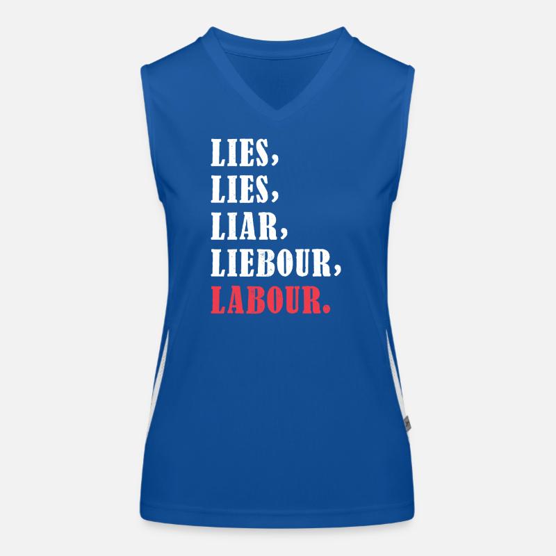 Conception typographique de slogan anti-ouvrier audacieuse Débardeur respirant contrasté Femme