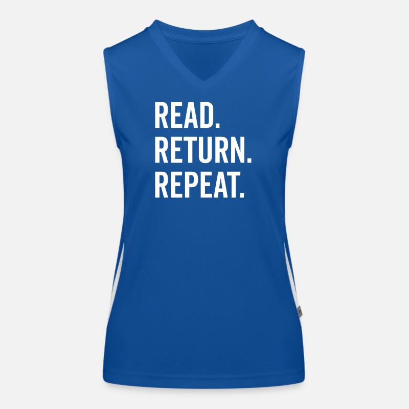 Read Return Repeat Women's Functional Contrast Tank Top