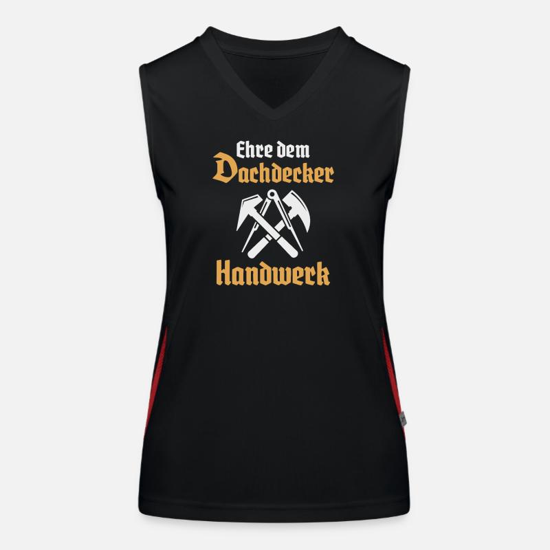Roofers Crafts Guild Signs Women's Functional Contrast Tank Top