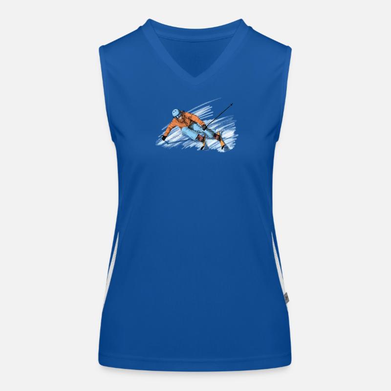 Abfahrt Funktionelles Kontrast-Tank Top für Frauen