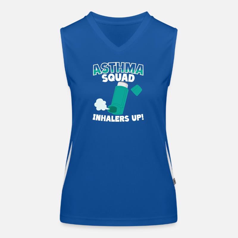 Asthma Squad Inhalers Up Asthmatiker Funktionelles Kontrast-Tank Top für Frauen