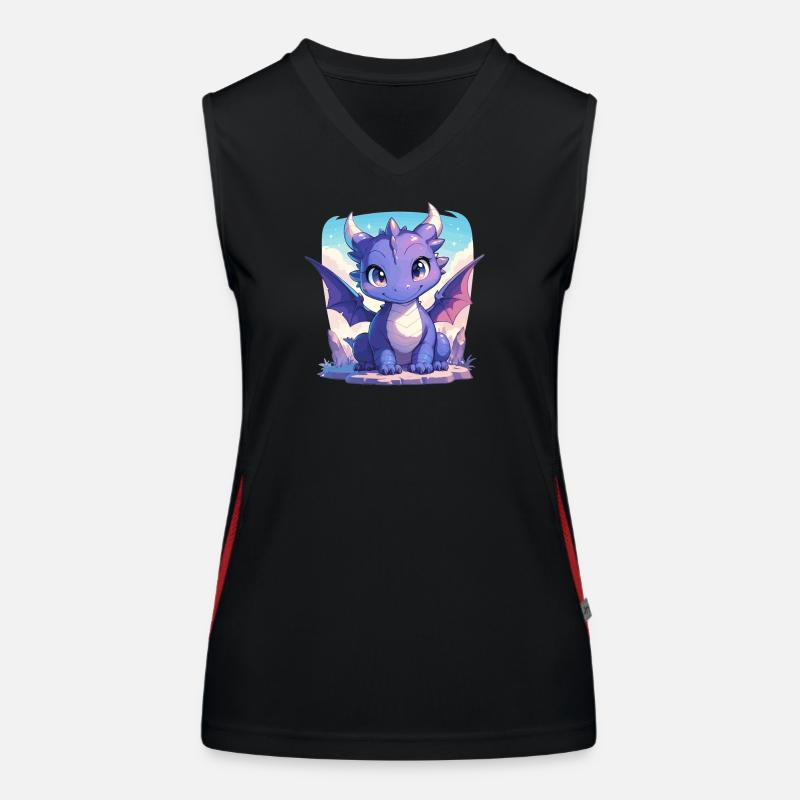 Dragon Dragon Women's Functional Contrast Tank Top