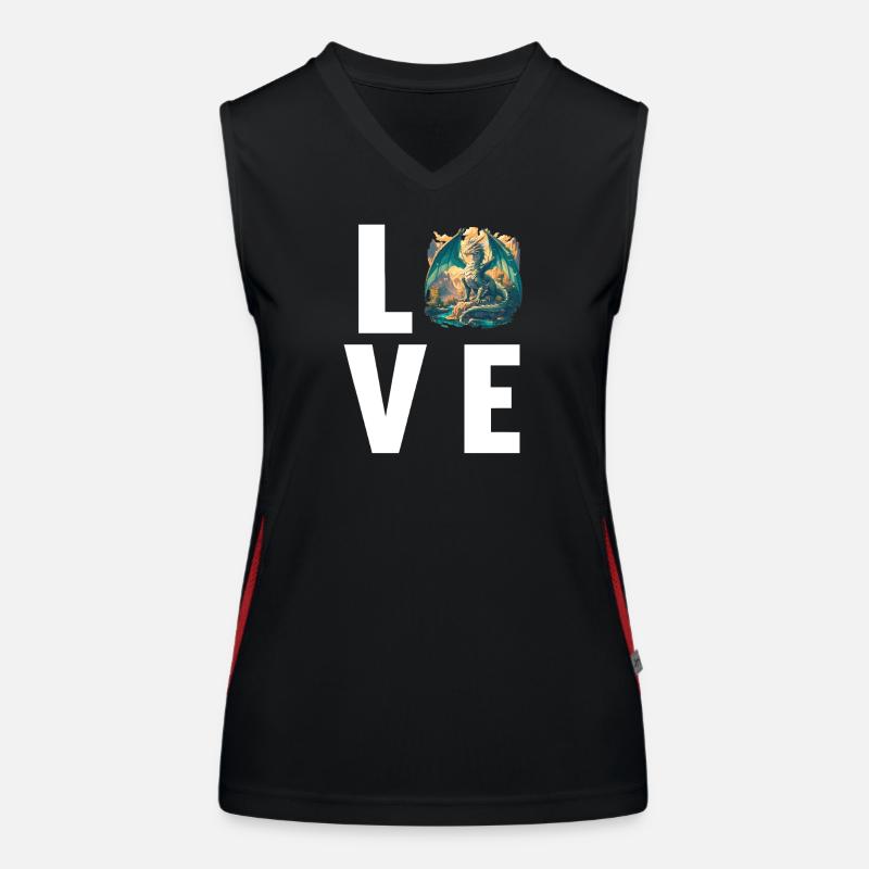 Dragon Dragon Women's Functional Contrast Tank Top