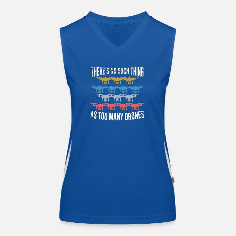 There's no such thing as too many drones Women's Functional Contrast Tank Top
