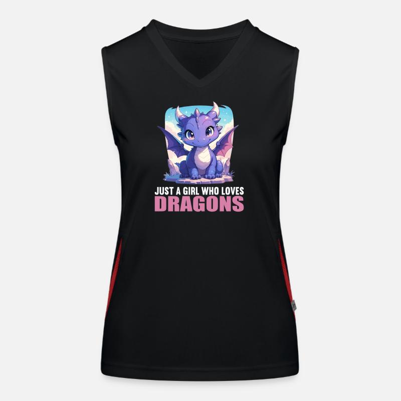 Dragon Dragon Women's Functional Contrast Tank Top