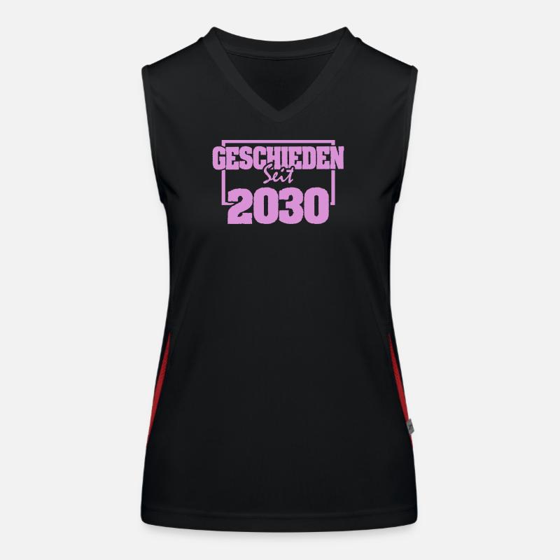 Divorced 2030 Women's Functional Contrast Tank Top