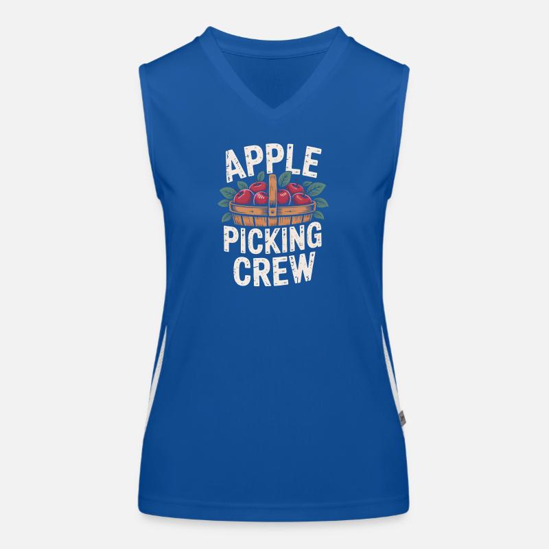 Apple Picking Crew Fall Autumn Apple Picking Funktionelles Kontrast-Tank Top für Frauen