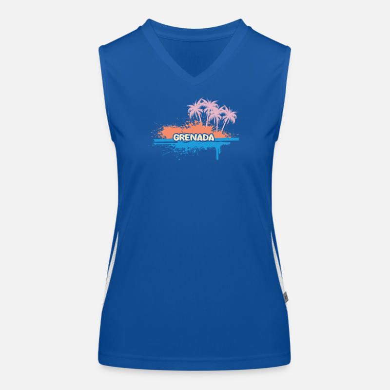 Gift for Grenada Women's Functional Contrast Tank Top