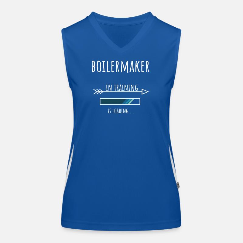 Geschenk Beruf Ausbildung Kesselschmied Funktionelles Kontrast-Tank Top für Frauen