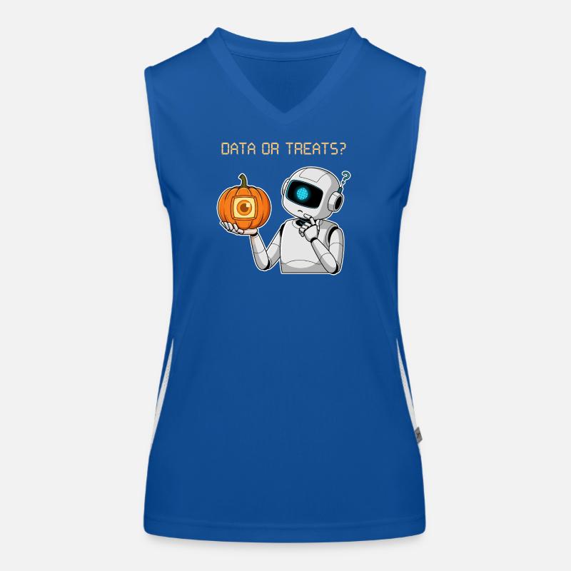 Data or Treats ? Women's Functional Contrast Tank Top