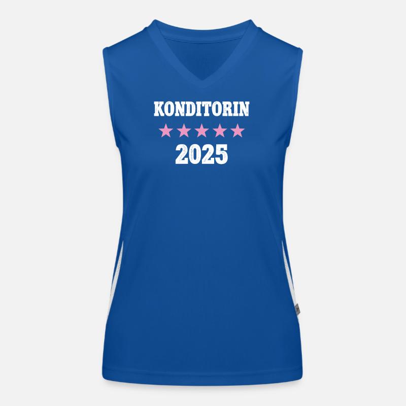 Pastry Chef 2025 New Job Work Training Apprenticeship Women's Functional Contrast Tank Top