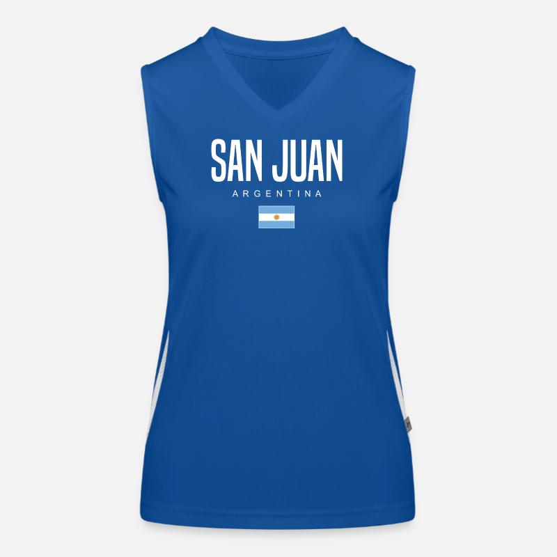 San Juan Argentine Argentin Débardeur respirant contrasté Femme