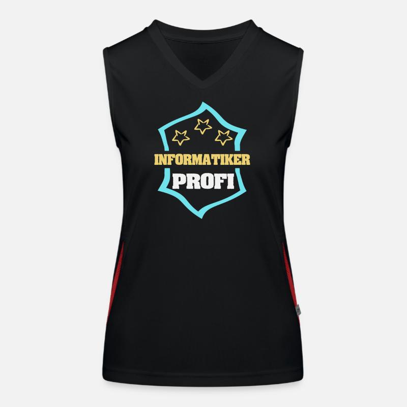 Beruf Informatiker Funktionelles Kontrast-Tank Top für Frauen