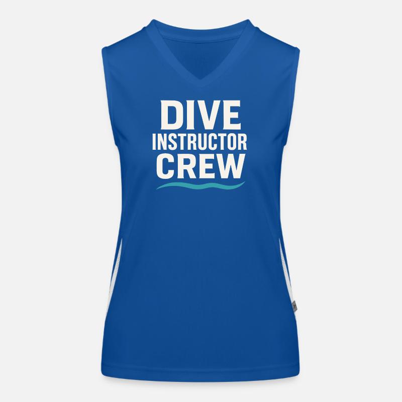 Scuba Instructor Dive Crew Pride Lehren Unter Funktionelles Kontrast-Tank Top für Frauen