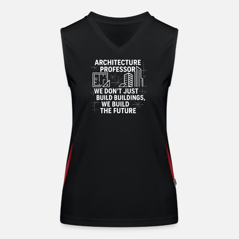 Professeur d’architecture Débardeur respirant contrasté Femme