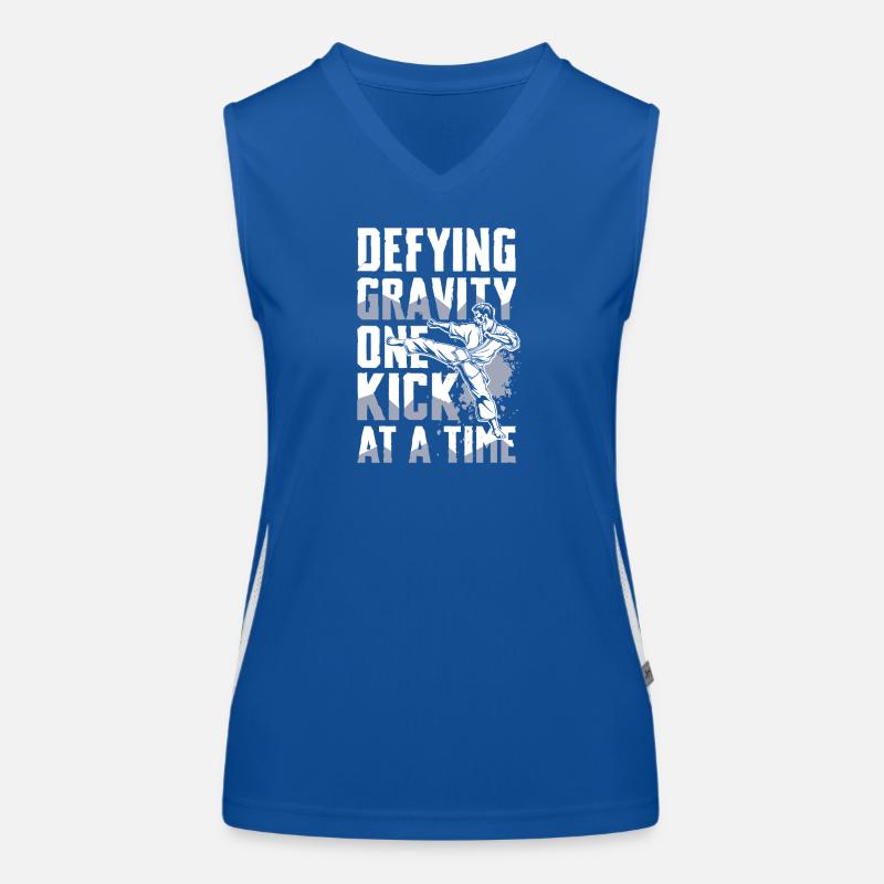 Unleash gravity with every kick Women's Functional Contrast Tank Top