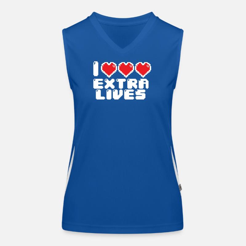 Extremes Pixel-Herz Funktionelles Kontrast-Tank Top für Frauen
