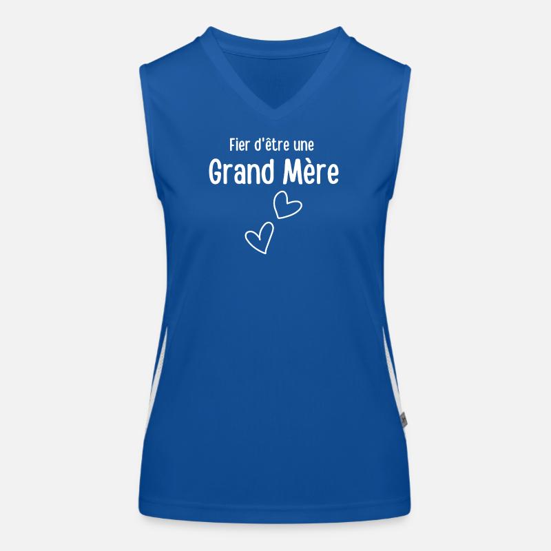 Stolz, Großmutter zu sein Funktionelles Kontrast-Tank Top für Frauen