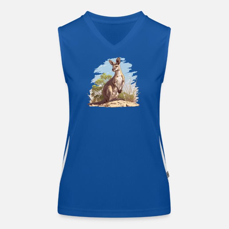 Wallabies Wallaby Women's Functional Contrast Tank Top