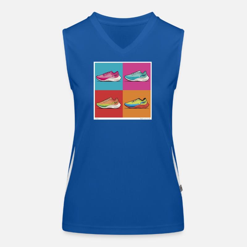 Pop Art Trainer Women's Functional Contrast Tank Top