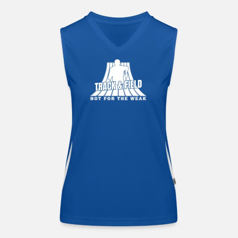 Track Athletics Track & Field Not For Weak Funktionelles Kontrast-Tank Top für Frauen