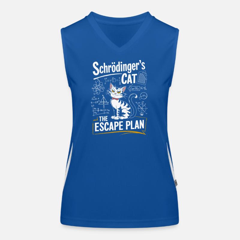 Schrödinger Cat The Escape Plan Women's Functional Contrast Tank Top