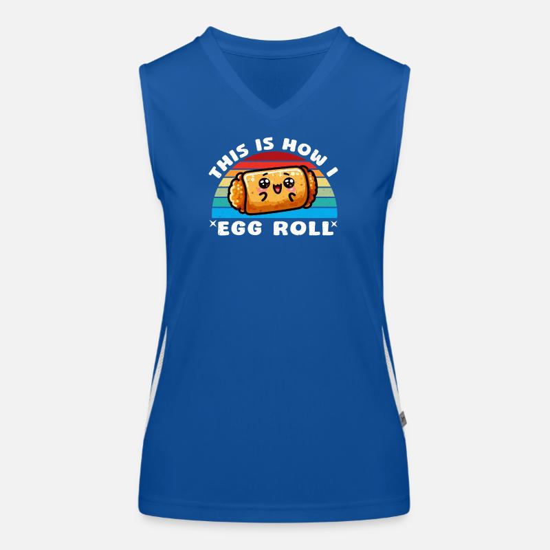 So rolle ich Eier Funktionelles Kontrast-Tank Top für Frauen