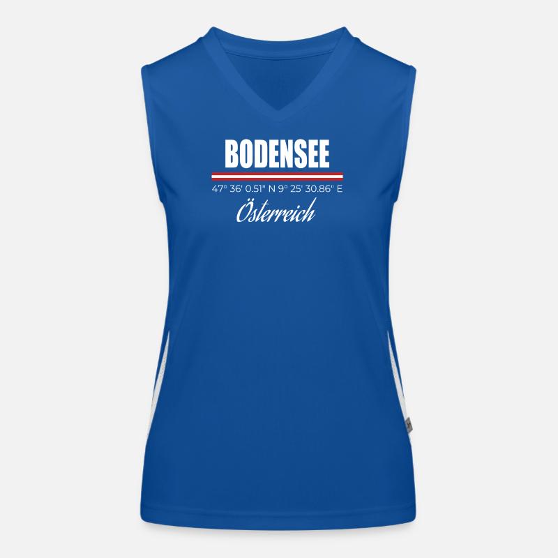 Bodensee Funktionelles Kontrast-Tank Top für Frauen