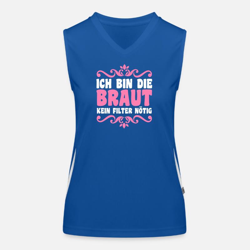 Bachelor Party Team Bride Hen Party Women's Functional Contrast Tank Top