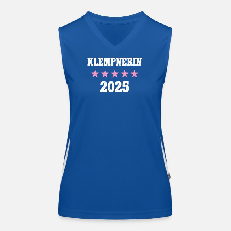 Plumber 2025 New Job Work Training Apprenticeship Women's Functional Contrast Tank Top