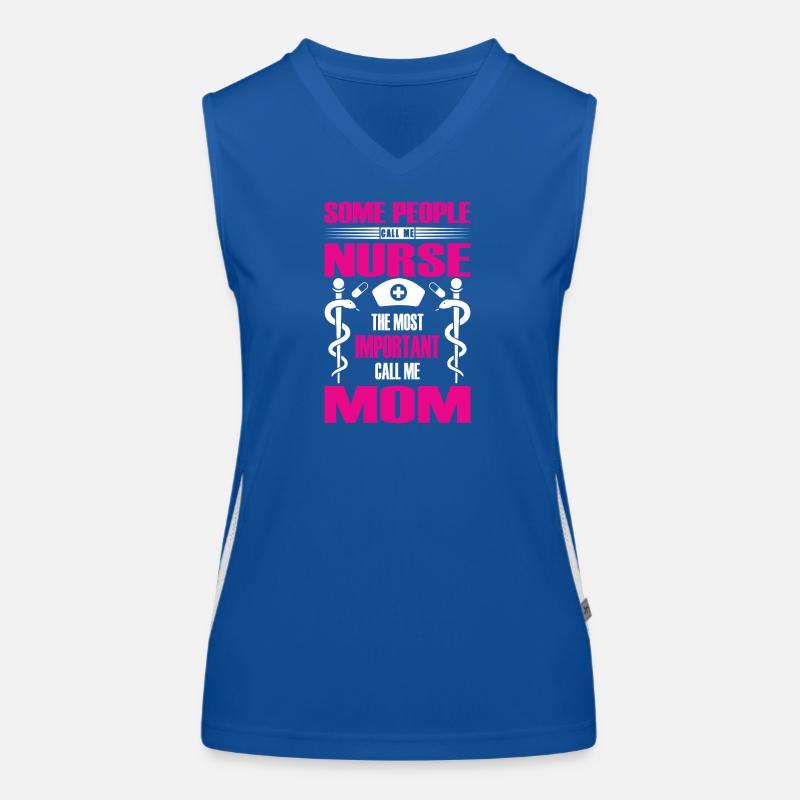 Krankenschwester Mama Geschenk Funktionelles Kontrast-Tank Top für Frauen