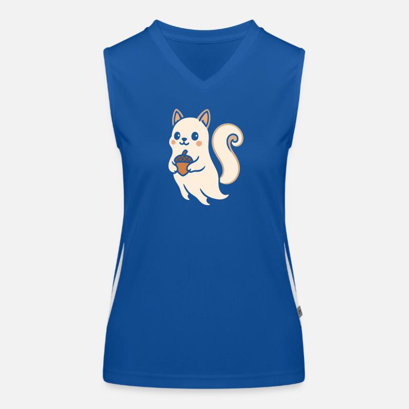 Eichhörnchen Emmi Akzent Funktionelles Kontrast-Tank Top für Frauen