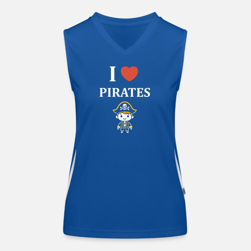 J adore Pirates Débardeur respirant contrasté Femme