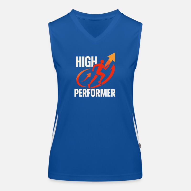 Conception de sprint haute performance Débardeur respirant contrasté Femme