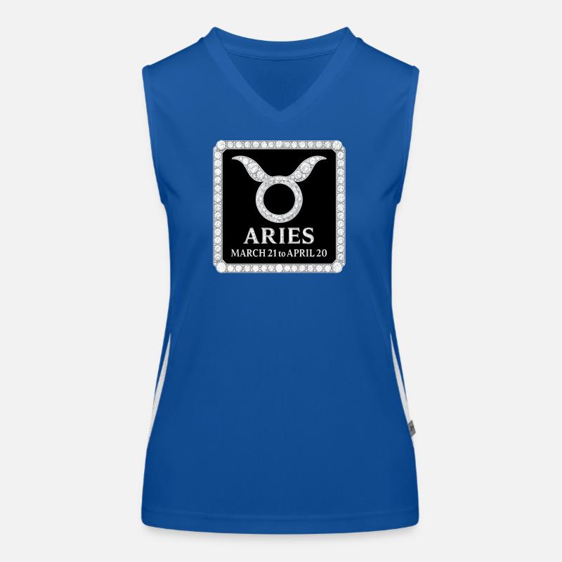 Sternzeichen Widder  Funktionelles Kontrast-Tank Top für Frauen