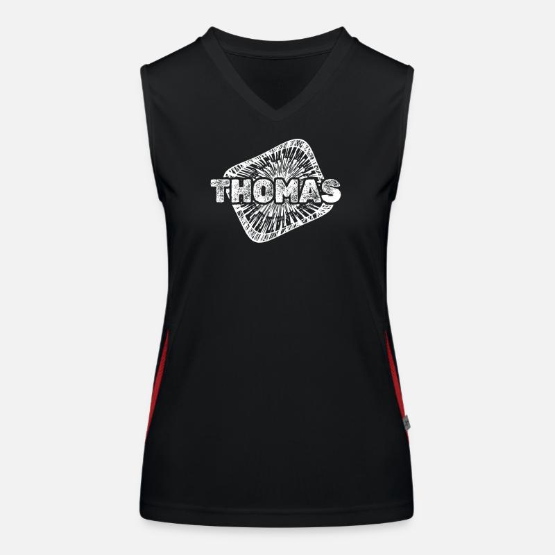 Geburt Thomas Funktionelles Kontrast-Tank Top für Frauen
