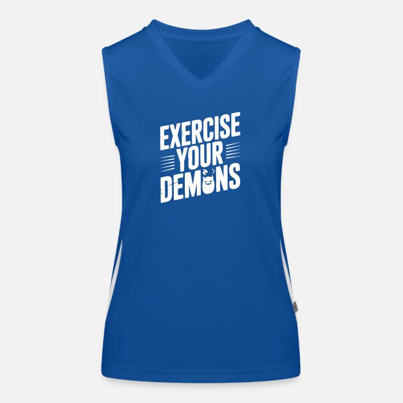 Exercise Your Demons Women's Functional Contrast Tank Top